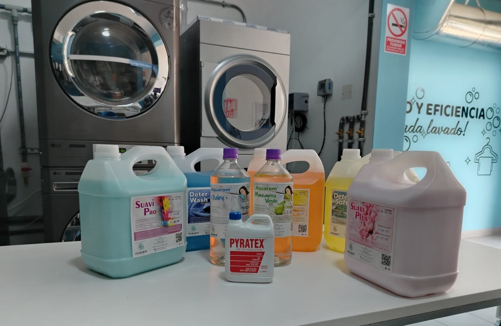 JOTAVERE - Lo mejor en detergentes para lavanderías comerciales, industriales y hotelería